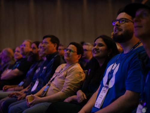 People hearing Driesnote